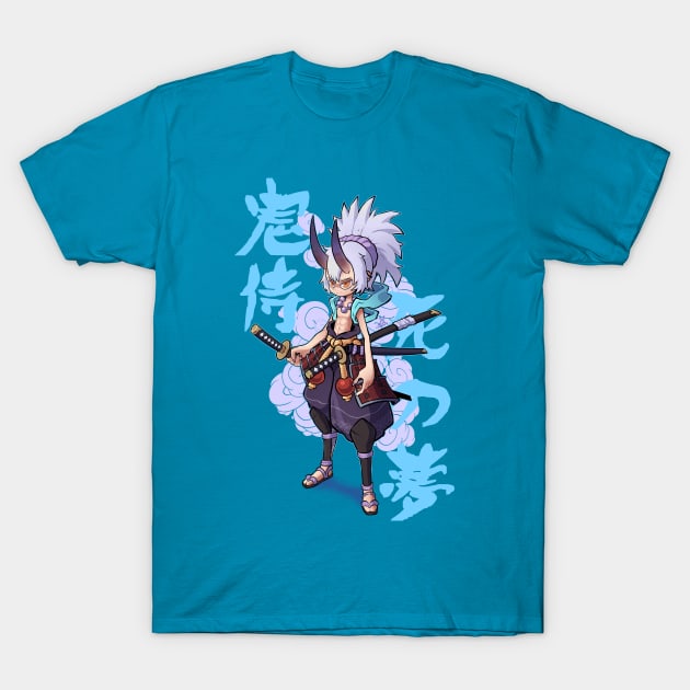 Demon Samurai T-Shirt by Chrivart